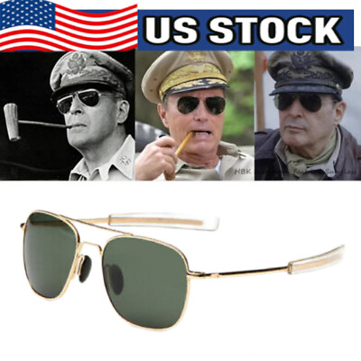 #ad Aviator Sunglasses Premium Military Pilot Ultraviolet Mens Polarized Sunglasses