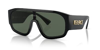 #ad Versace Sunglasses VE4439 GB171 33mm Black Dark Green Lens