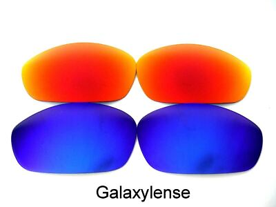 #ad Galaxy Replacement Lenses For Oakley Minute 2.0 Blueamp;Red Polarized