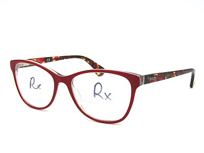 #ad GUESS GU2547 Women#x27;s Eyeglasses Frame 068 Red Cherry Havana. 53 16 135 #43M