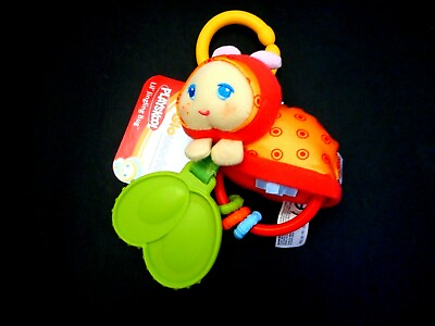 #ad Playskool Lil#x27; Jingling Bug Rattle Teether Hanging Clip Baby Toy NEW NWT