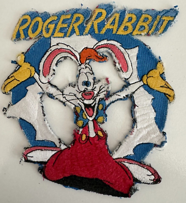 #ad Who Framed Roger Rabbit Classic Movie TV Show Vintage Patch