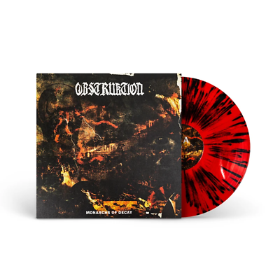 #ad Obstruktion Monarchs Of Decay LP Red with Splatter NEW Hardcore Metal SALE