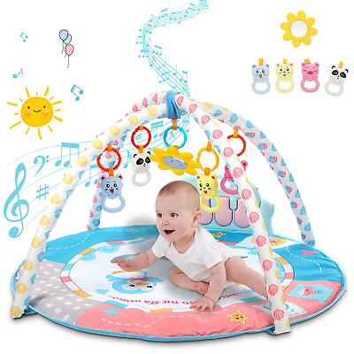 #ad 5 in 1 Baby Play Center Baby Play Gym w Soft Padding Mat amp; Arch Design a