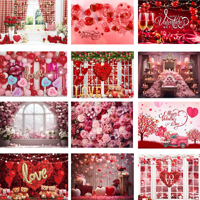 #ad Valentine#x27;s Day Gift Photography Backdrop Background for Photo Studio Romantic $85.49