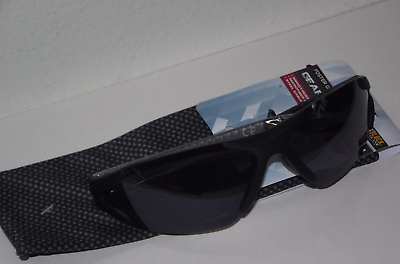 #ad Foster Grant Gear Collection black pattern sunglasses Impact Resistant No Cable