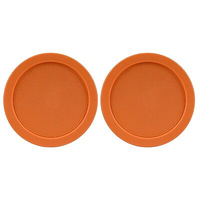 #ad 2 Replacement Lid for Pyrex 5quot; Storage Plastic Cover 2 Cup Bowl 7200 PC Orange