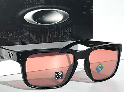 #ad NEW Oakley HOLBROOK Matte Black Frame PRIZM Dark GOLF Sunglass 9102 K0