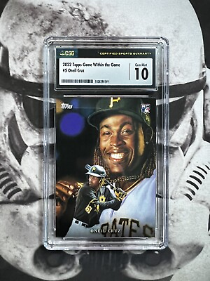 #ad 2022 Topps Game Within The Game #5 Oneil Cruz RC CSG 10