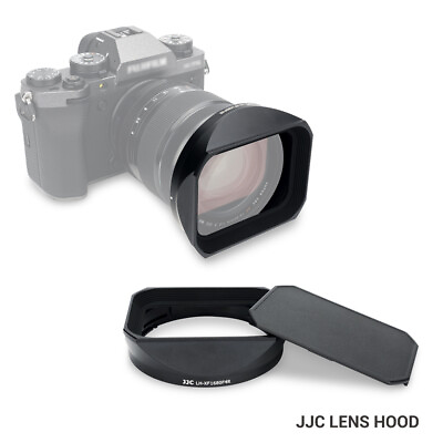 #ad JJC Metal Square Lens Hood for Fujifilm Fuji XF 16 80mm F4 R OIS WR Lens Ф72mm