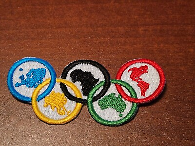 #ad World Olympic 3quot; Iron On Embroidered Patch FREE Shipping