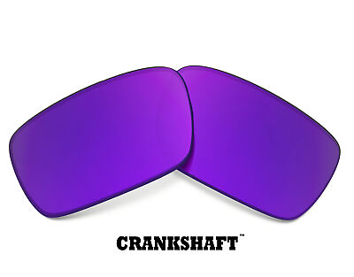 #ad LenSwitch Replacement Lenses for Oakley Crankshaft Sunglasses Purple Mirror