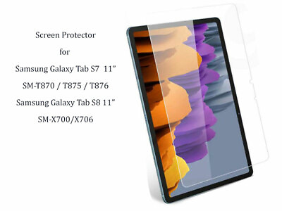 #ad Samsung Galaxy Tab S8 11quot; X700 X706 Clear Screen Protector Screen Guard Film