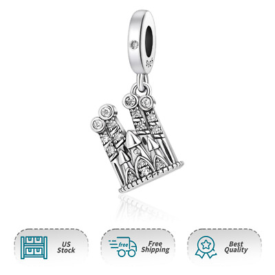 #ad Authentic New Barcelona Monument Spacer 925 Sterling Silver Women Bracelet Charm