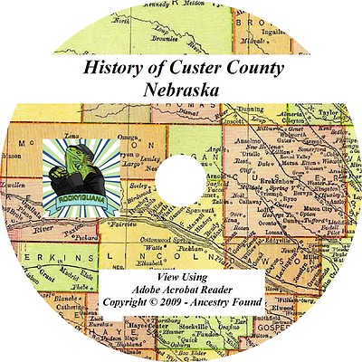 #ad 1919 History amp; Genealogy of CUSTER County Nebraska NE