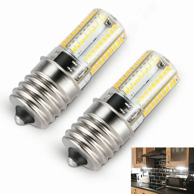#ad 2x E17 LED Bulb Microwave Oven Light Dimmable 4W Natural White 6000K Light US $7.99