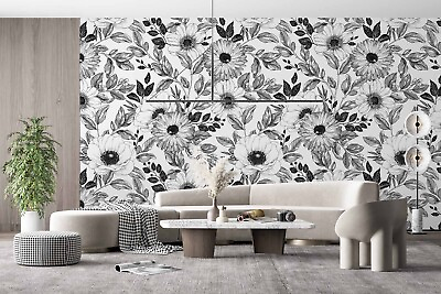 #ad 3D Vintage Floral Leaf Branch Wallpaper Wall Mural Peel and Stick Wallpaper 126