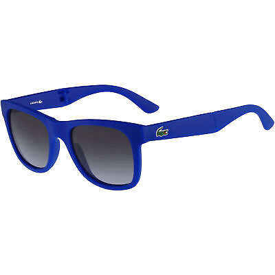 #ad Lacoste Unisex Sunglasses Polycarbonate Lens Matte Blue Plastic Frame L778S 424