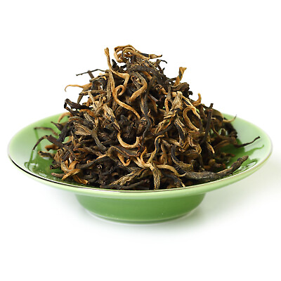 #ad GOARTEA Premium Yunnan Black Tea Fengqing Dian Hong Dianhong Chinese Golden Buds