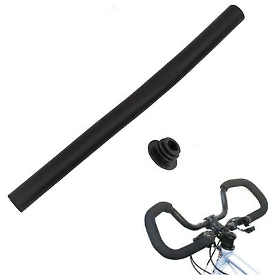 #ad Black Bicycle Handlebar Foam Grip Pad Set Road Bike Handle Bar Grip