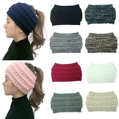 #ad Wool Knitted Solid Headband Novelty Fashion Headwear Women Hair Accessories 1pc $17.23
