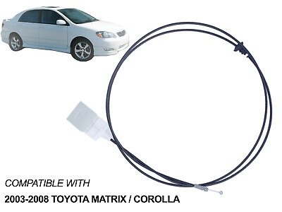 #ad For Hood Release Cable with Handle 2003 2008 Toyota Matrix Corolla 5363002061