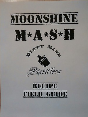 #ad Moonshine Mash Recipe Book 18 Recipes Rum Vodka Corn Whiskey amp; More