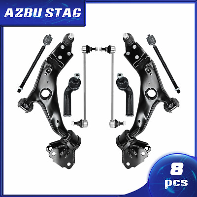 #ad AzbuStag Control Arm Kit w Sway Bar Tie Rod for 2013 2018 Ford Escape 8Pcs