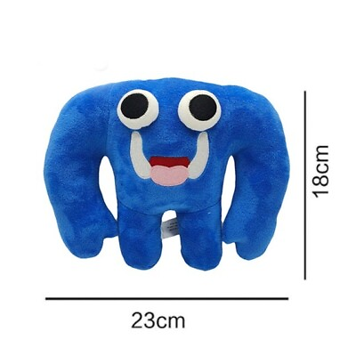 #ad Rainbow Friends Monster Plush Horror Stuffed Toys Game blue doll