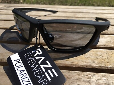 #ad RAZE Eyewear Sunglasses Prime HDP black golf fishing polarized smoke