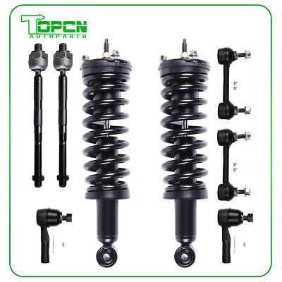 #ad For 06 12 Chevy Colorado Canyon 2WD Front Strut Spring Sway Bar Tie Rod End Link