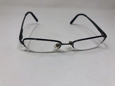 #ad Gucci Eyeglasses Frame GG2753 LA4 49 17 135 Teal Metal Half Rimless US23