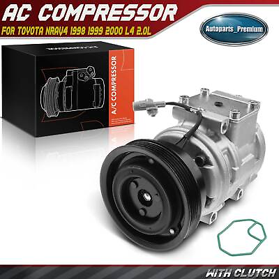 #ad New AC Compressor with Clutch for Toyota RAV4 1998 1999 2000 L4 2.0L 8832042050 $111.99
