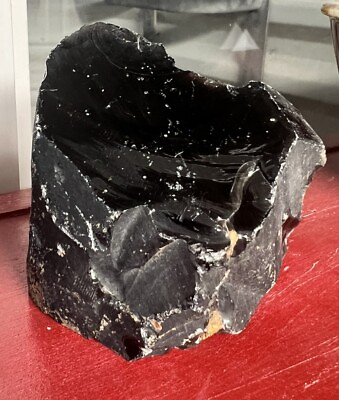 #ad Obsidian Natural Black Crystal Office Home Display Energy Love Peace Wellness