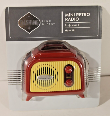 #ad Mini Retro Radio Hi fi Sound Battery Power Auto Scanning Dashing Fine Gifts $19.97