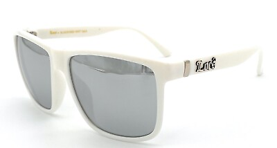 #ad Locs Oversize Gangster Glasses Men Dark Lens Flat Top White Mirror OG Sunglasses