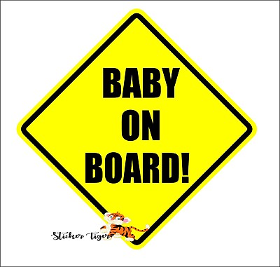#ad Baby on Board Safety Car Sticker Decal 5quot; X 5quot; BS 5058