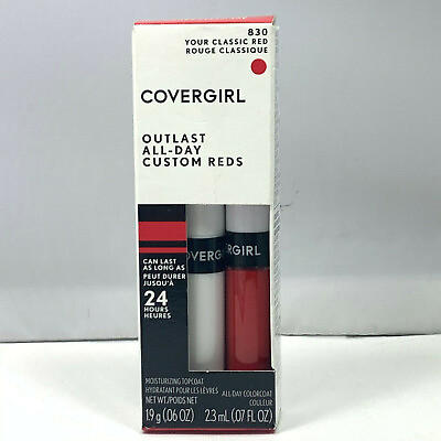 #ad Covergirl Outlast All Day Lip Color with Topcoat .06oz .07oz. New; You Pick
