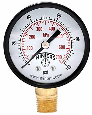 #ad Winters 2 inch Dial Size Multi Function Economy Utility Dry Pressure