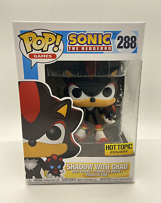 #ad Funko POP Shadow with Chao 288 Sonic The Hedgehog Exclusive Figure