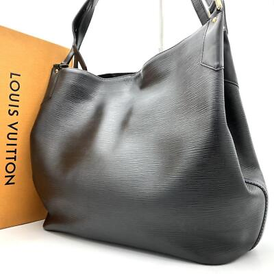 #ad LOUIS VUITTON Leather Mandala Black Epi One Shoulder Bag Authentic From Japan