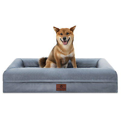 #ad X Large Dog Bed Orthopedic Memory Foam Pet Mattress 42x30x8quot;with Removable Cover