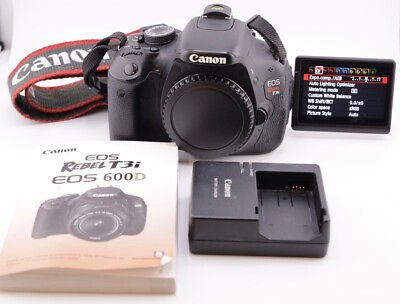 #ad Shutter only 18K 18% Canon EOS 600D Rebel T3i 18MP Digital SLR Camera body