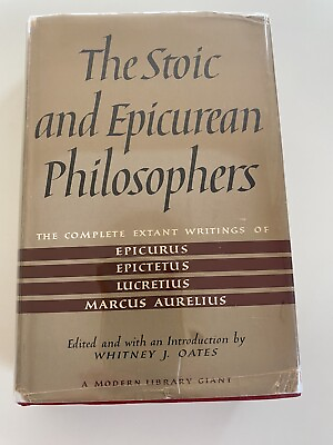 #ad The Stoic and Epicurean Philosophers PRISTINE First ML Giant Edition 1957