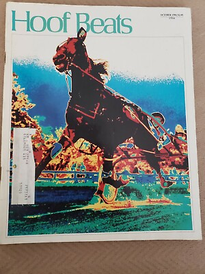 #ad 1986 October Vol 54 No 8 Hoof Beats Magazine MH130