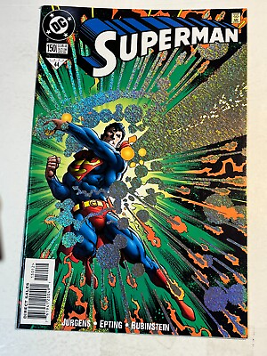 #ad Superman #150 Holofoil Gold Cover DC Comics 1999 Combined Shipping Bamp;B