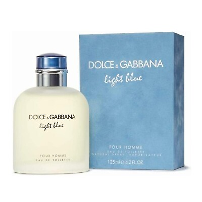 #ad Dolce amp; Gabbana Light Blue 4.2oz Men#x27;s Eau de Toilette Spray BRAND NEW SEALED