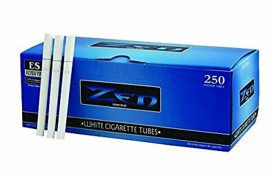 #ad Zen White Light Blue King Size tubes 250ct Box 40 Boxes