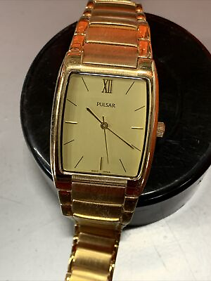#ad Pulsar v501 x106 Watch Men’s Gold Tone 28mm Case