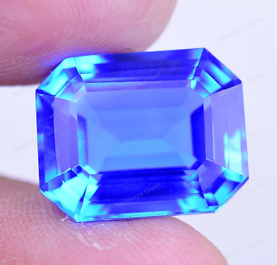 #ad 10.60 Ct Natural Rare Lustrous Blue Tanzanite Certified Emerald Loose Gemstone $41.99